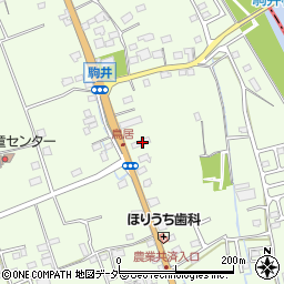 山梨県韮崎市藤井町駒井2762-6周辺の地図
