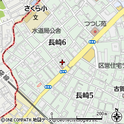 東京都豊島区長崎6丁目20周辺の地図