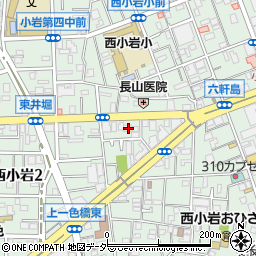 東京都江戸川区西小岩2丁目19-12周辺の地図