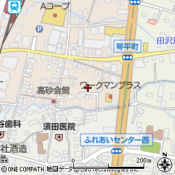 長野県駒ヶ根市東町7-25周辺の地図