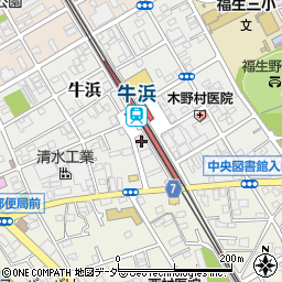 東京都福生市牛浜93周辺の地図