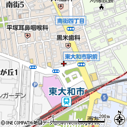 不二家　ＦＣ東大和駅前店周辺の地図