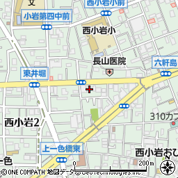 東京都江戸川区西小岩2丁目19-11周辺の地図