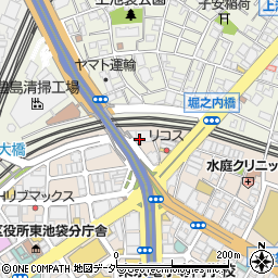 東京都豊島区東池袋2丁目63周辺の地図