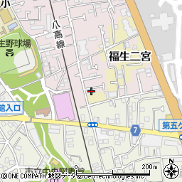 東京都福生市福生2457-1周辺の地図