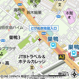 シルク巣鴨店周辺の地図