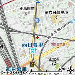 東京都荒川区西日暮里5丁目31-14周辺の地図