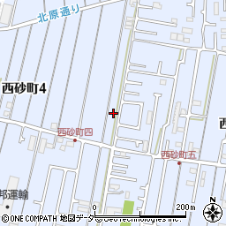 東京都立川市西砂町4丁目44周辺の地図