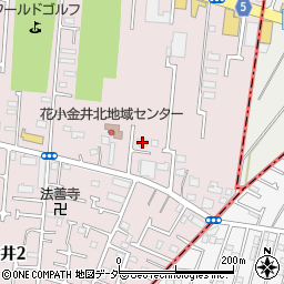 東京都小平市花小金井3丁目11-10周辺の地図