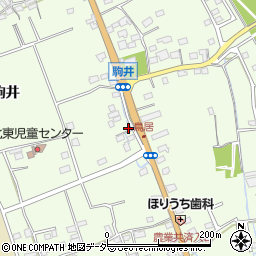山梨県韮崎市藤井町駒井2615-2周辺の地図