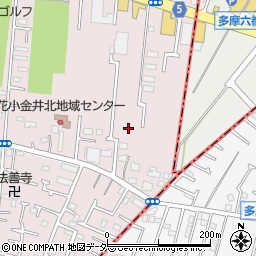 東京都小平市花小金井3丁目11周辺の地図
