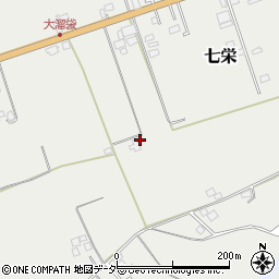 千葉県富里市七栄90-27周辺の地図