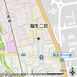 東京都福生市福生2497周辺の地図