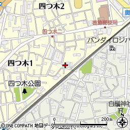 東京都葛飾区四つ木1丁目39-3周辺の地図