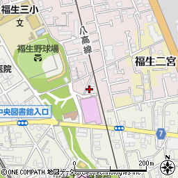 東京都福生市福生2454周辺の地図