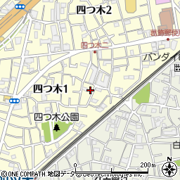 東京都葛飾区四つ木1丁目36-8周辺の地図