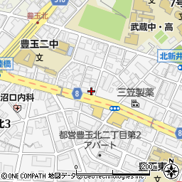 タイムズ豊玉北第１１駐車場周辺の地図
