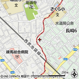 東京都豊島区長崎6丁目6周辺の地図