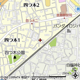 東京都葛飾区四つ木1丁目39-4周辺の地図