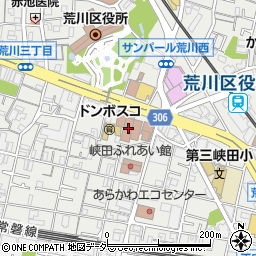 ゆうちょ銀行荒川店周辺の地図