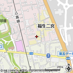 東京都福生市福生2457周辺の地図