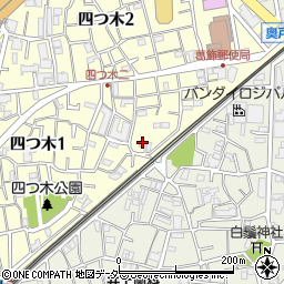 東京都葛飾区四つ木1丁目39-2周辺の地図
