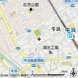 東京都福生市牛浜61-1周辺の地図