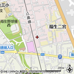 東京都福生市福生2454-23周辺の地図
