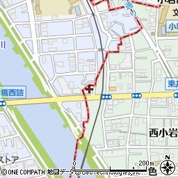 東京都江戸川区西小岩3丁目1-2周辺の地図