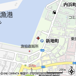 千葉県銚子市新地町周辺の地図