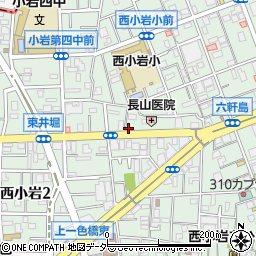 東京都江戸川区西小岩3丁目21-28周辺の地図