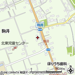 山梨県韮崎市藤井町駒井2615-1周辺の地図