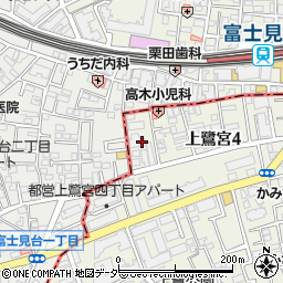 東京都中野区上鷺宮4丁目20周辺の地図