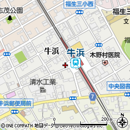 西武信用金庫牛浜支店周辺の地図