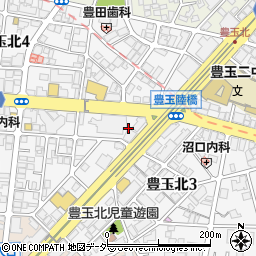 東京都練馬区豊玉北3丁目18周辺の地図