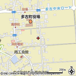 千葉県香取郡多古町多古780-1周辺の地図