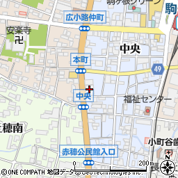 八十二銀行駒ヶ根支店周辺の地図