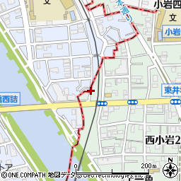 東京都江戸川区西小岩3丁目1周辺の地図