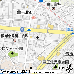 東京都練馬区豊玉北周辺の地図