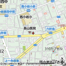 東京都江戸川区西小岩3丁目21-23周辺の地図