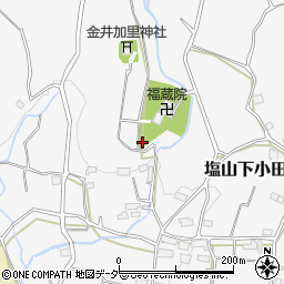 山梨県甲州市塩山下小田原1006周辺の地図