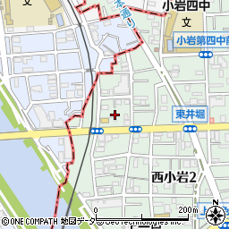 東京都江戸川区西小岩3丁目2周辺の地図