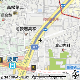 東京都豊島区池袋3丁目12-1周辺の地図