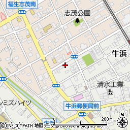 東京都福生市牛浜53周辺の地図