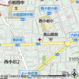 東京都江戸川区西小岩3丁目21-1周辺の地図