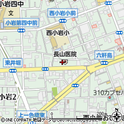 東京都江戸川区西小岩3丁目21-26周辺の地図