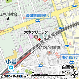 東京都江戸川区西小岩1丁目48周辺の地図