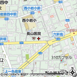 東京都江戸川区西小岩3丁目21-13周辺の地図