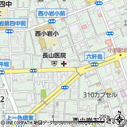 東京都江戸川区西小岩3丁目21-14周辺の地図