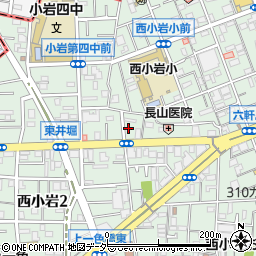 東京都江戸川区西小岩3丁目21-2周辺の地図